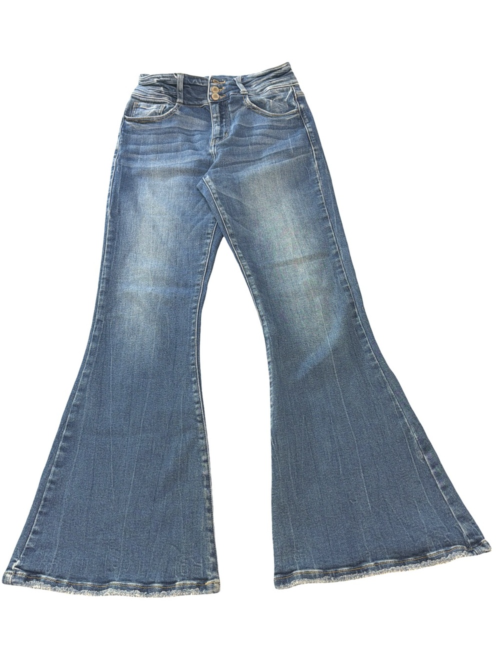 KanCan Kurvy Ultra High Rise Super Flare Jeans Size 9/28